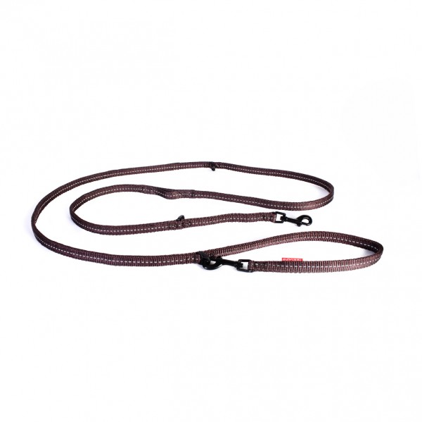 EzyDog Vario 6 Multifunktionsleine Lite- chocolate