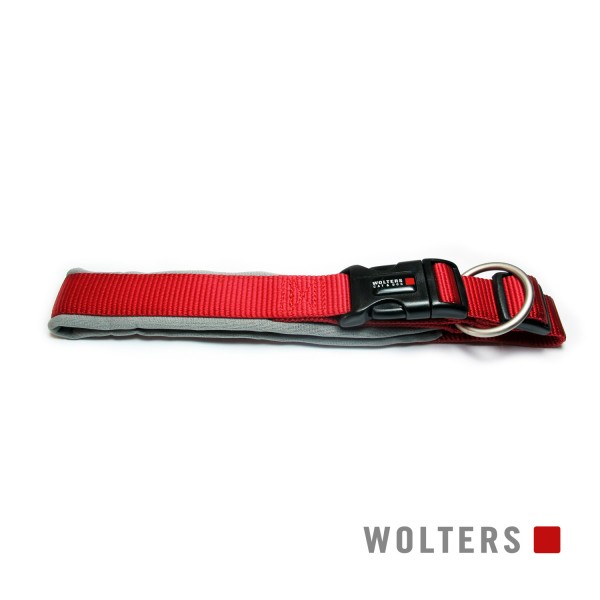 Wolters Hundehalsband Professional Comfort -cayenne/ grau-