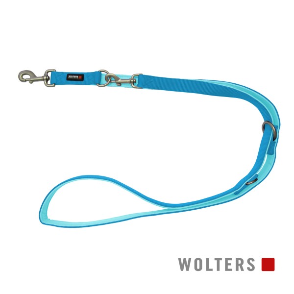 Wolters Hundeleine Professional Comfort -aqua / azur