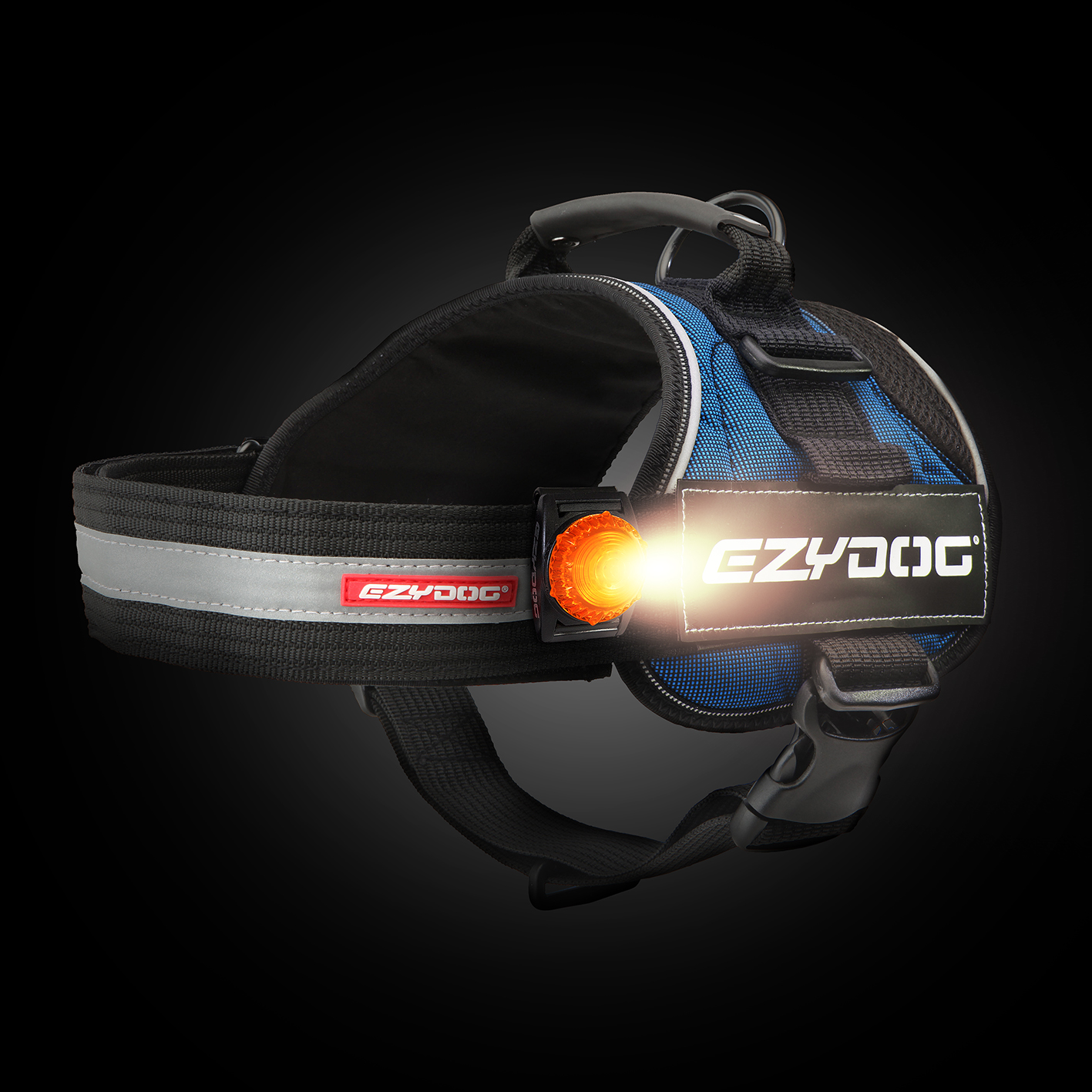 EzyDog Vario 6 Light Hundeleine – 6-in-1 Multifunktionsleine, Reflektierend, Candy-Farben