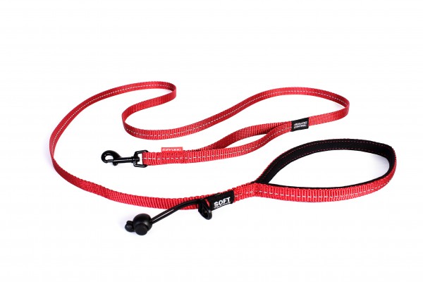 EzyDog Soft Trainer Light Leine - rot