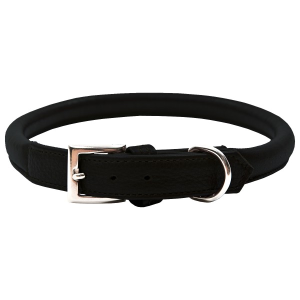 Wolters Lederhalsband Terravita rund -schwarz-