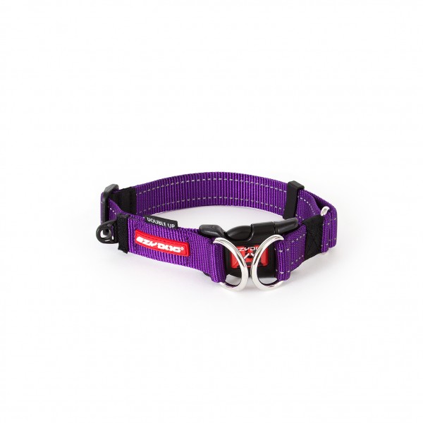 EzyDog Double Up Halsband - purple Größe