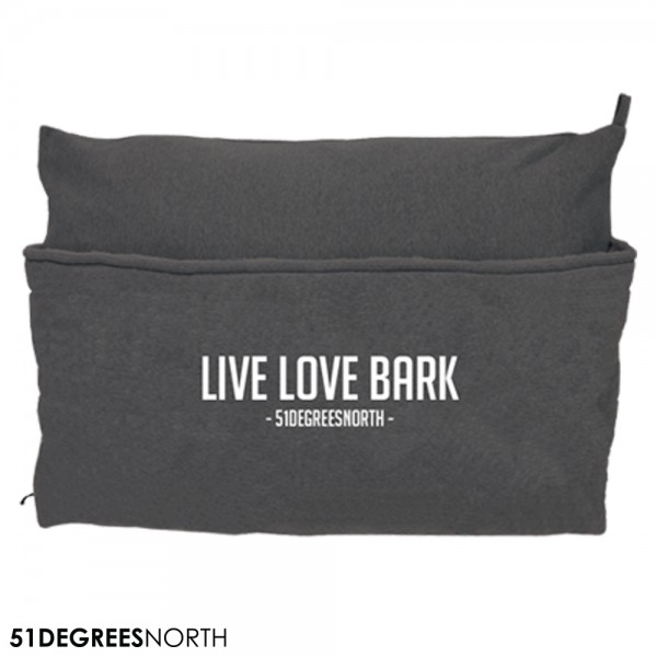 51DN Sweater Hundekissen Pillowbag - Dark Grey Spruch