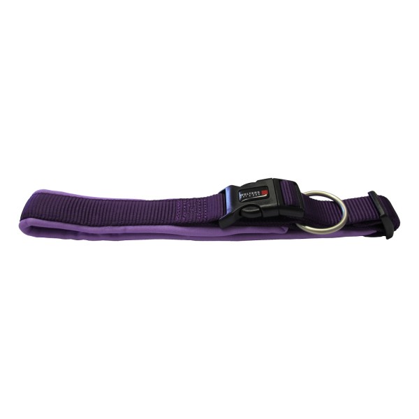 Wolters Hundehalsband Professional Comfort -brombeer / lavendel- Größe