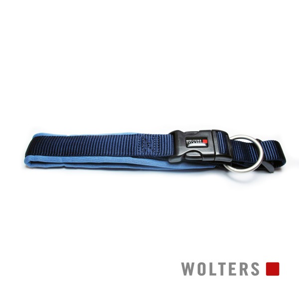 Wolters Hundehalsband Professional Comfort -marine/ hellblau- Größe