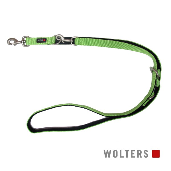 Wolters Hundeleine Professional Comfort -kiwi / Schwarz