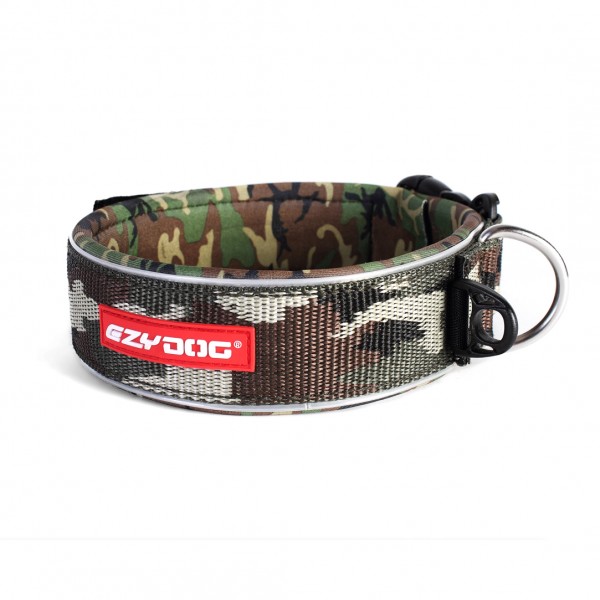 EzyDog Neo Wide Hundehalsband  Extrabreit - camo Größe