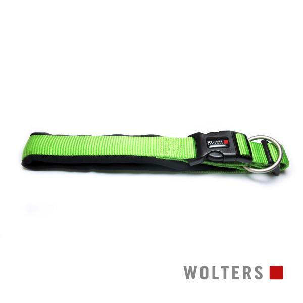 Wolters Hundehalsband Professional Comfort -kiwi/ schwarz- Größe