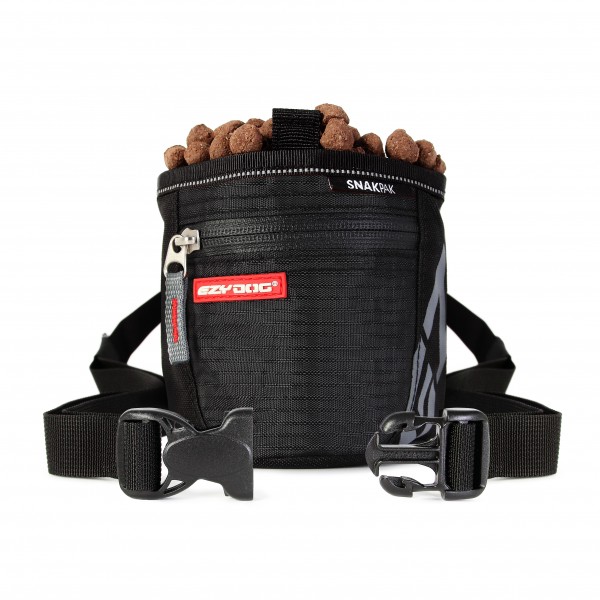 EzyDog Snak Pak Leckerlitasche 650ml - schwarz