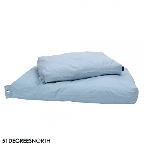 51DN Cotton Hundekissen Box - Breeze Blue Größe