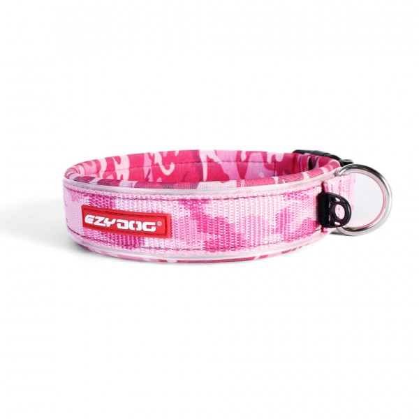 EzyDog Neo Classic Hundehalsband - pink camo Größe