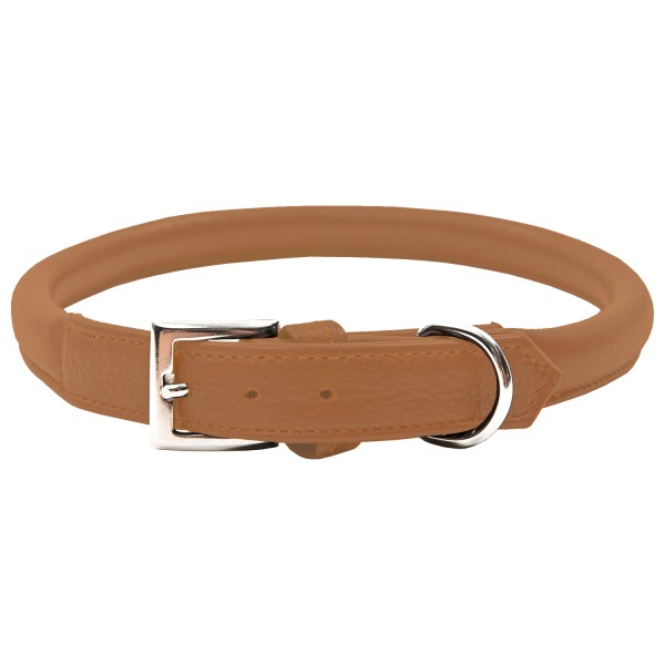 Wolters Lederhalsband Terravita rund -nougat-